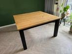 Eettafel eiken 140x140, Huis en Inrichting, Tafels | Eettafels, Ophalen, Zo goed als nieuw, Vijf personen of meer, Industrieel