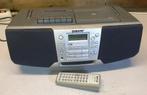 Sony draagbare radio cd cfd-s38l + afstandsbediening, Ophalen of Verzenden, Gebruikt, Met cd-speler