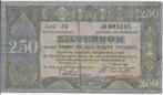2,5 gulden 1923, 'Zilverbon', zeldzame pick 19a, Zeer Fraai, Ophalen of Verzenden, 2½ gulden, Los biljet