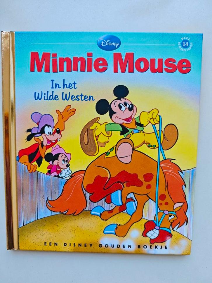 Minnie Mouse in het Wilde Westen - Disney Gouden Boekje, Boeken, Kinderboeken | Baby's en Peuters, Gelezen, 3 tot 4 jaar, Uitklap-, Voel- of Ontdekboek