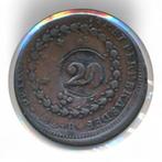 Brazilië 20 Reis 1825, Ophalen of Verzenden, Zuid-Amerika, Losse munt