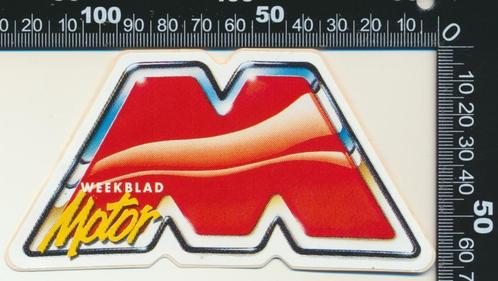 Sticker: Weekblad Motor (1), Verzamelen, Stickers, Zo goed als nieuw, Bedrijf of Vereniging, Verzenden