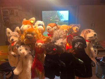 Complete verzameling Steiff handpoppen beschikbaar voor biedingen