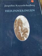 Jacqueline Royaards- Sandberg. :" Herinneringen"., Boeken, Kunst en Cultuur | Dans en Theater, Gelezen, Jacq. Royaards- Sandberg