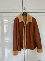 WERNER CHRIST lammy coat 42 als nieuw jack leer, Ophalen, Zo goed als nieuw, Maat 42/44 (L), Bruin