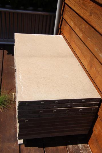 Tuin tegels 60 x 60: 18x voor € 180,00 beschikbaar voor biedingen