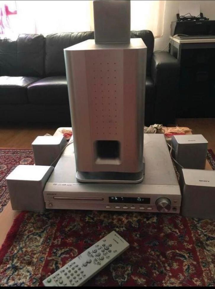 Sony,DVD,CD,MP3,VCD,Speler,5.1 Home Cinema Set, Audio, Tv en Foto, Home Cinema-sets, Zo goed als nieuw, Dvd-speler, 5.1-systeem