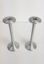 Vintage set 2 kandelaar Kägla design Carl Öjerstam ´90, Huis en Inrichting, Woonaccessoires | Kandelaars en Kaarsen, N, Overige kleuren