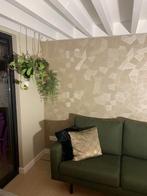 Leuke groene bank, Gebruikt, 150 tot 200 cm, Tweepersoons, 75 tot 100 cm