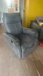 Fauteuil ABILDSKOV elektrisch grijs kunstleer, Huis en Inrichting, Fauteuils, Ophalen, Gebruikt, 75 tot 100 cm, 75 tot 100 cm