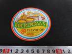 sticker FRICO  Boerenkaas Flevohof, Verzamelen, Ophalen, Zo goed als nieuw