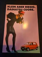 Brochure Daihatsu Cuore, Ophalen of Verzenden, Zo goed als nieuw