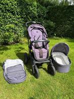 Kidsriver wandelwagen met toebehoren, Gebruikt, Verstelbare duwstang, Combiwagen, Ophalen