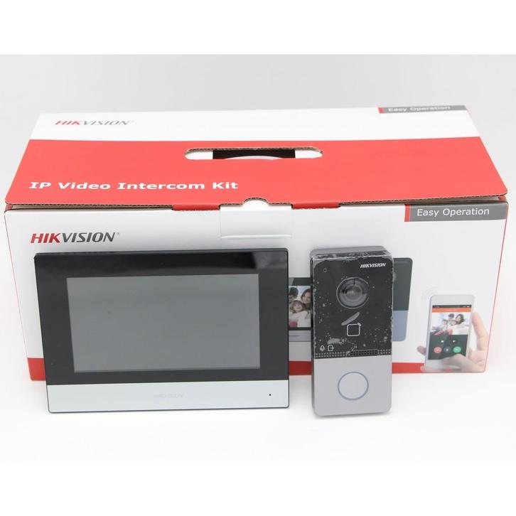 Hikvision IP Video Intercom set, Doe-het-zelf en Verbouw, Alarmsystemen, Zo goed als nieuw, Compleet systeem, Ophalen of Verzenden