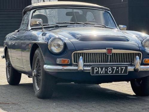 MG-C Roadster Automaat 1969 (cabrio), Auto's, MG, Particulier, C, Benzine, Cabriolet, Automaat, Geïmporteerd, Blauw, Zwart, Leder