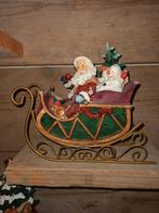 Arrenslee met kerstman beeld, Ophalen of Verzenden