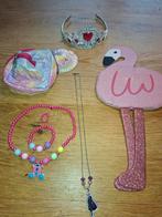 Kroontje, tasje, sieraden, Frozen ketting, portemonnee, Ophalen, Zo goed als nieuw