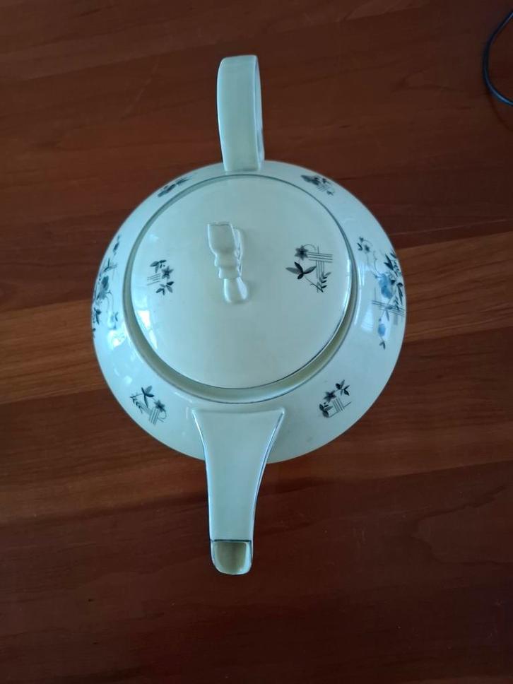 Art Deco H&C Chodau Theepot Tsjechië, Huis en Inrichting, Keuken | Servies, Gebruikt, Overige typen, Overige stijlen, Porselein
