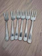 6 sola gebaksvorkjes, Ophalen of Verzenden, Rvs of Chroom