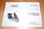 Benelli Scooty onderdelenboek, Fietsen en Brommers, Ophalen of Verzenden, Zo goed als nieuw