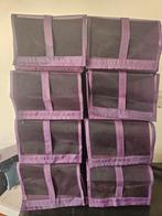 8 IKEA Schoenendozen - Paars, Opvouwbaar, Overige materialen, Minder dan 50 cm, Gebruikt, Minder dan 50 cm