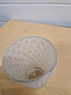 vaasje vintage glas bewerkt, Huis en Inrichting, Woonaccessoires | Vazen, Ophalen of Verzenden, 'T Olde Gre-j, Info@toldegrej.nl
