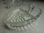 4 glazen aardbei schaaltjes, Ophalen of Verzenden, Glas, Overige stijlen, Schaal of Schalen