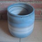 Lambert glazen vaas, Blauw, Ophalen of Verzenden, Minder dan 50 cm, Glas