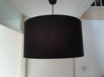 Zwart antraciete canvas hanglamp 40 cm.Home sweet home, Huis en Inrichting, Lampen | Lampenkappen, Ophalen, Gebruikt, 25 tot 50 cm