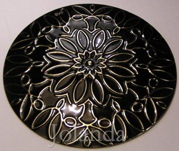 1155 Inkt Zwarte Ronde Licht Metalen Hanger beschikbaar voor biedingen