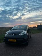 Peugeot 107 1.0 12V 3DR 2007 Zwart, Auto's, Voorwielaandrijving, 765 kg, 4 stoelen, Origineel Nederlands