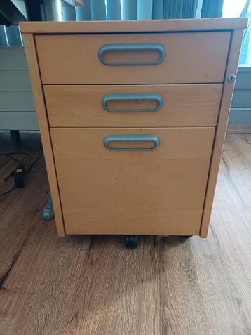 Ikea Effectiv Bureau met Ladekast en Verlengstuk - afbeelding 2