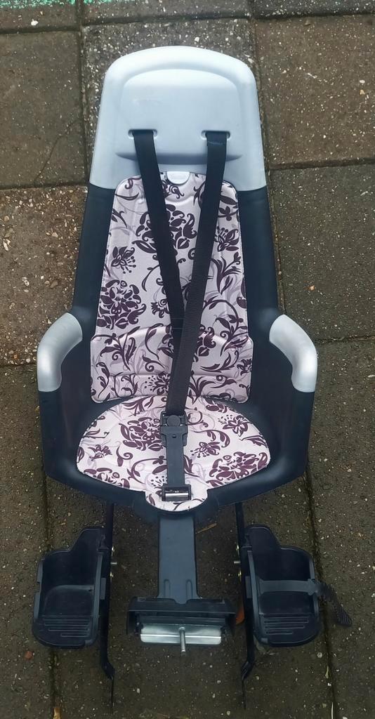 Bobike Fietsstoeltje Achter - Bloemen Design, Fietsen en Brommers, Fietsaccessoires | Fietsstoeltjes, Gebruikt, Achterzitje, 9 t/m 18 kg