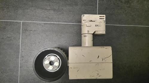 Erco railspots wit, in goede staat De lamp is verwisselbaar, Huis en Inrichting, Lampen | Spots, Zo goed als nieuw, Plafondspot of Wandspot