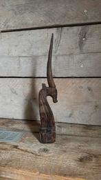 Afrikaanse kunst  gazelle houten beeldje, Antiek en Kunst, Kunst | Beelden en Houtsnijwerken, Ophalen of Verzenden