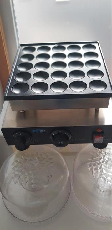 Ik verkoop wegens stopzetting activiteit: 2 poffertjes plate beschikbaar voor biedingen