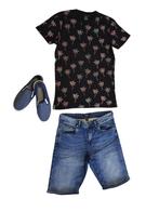 Mooie SMOG Denim jog jeans short maat S., W32 (confectie 46) of kleiner, Smog, Zo goed als nieuw, Verzenden