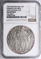 Leeuwendaalder Kampen 1647, Postzegels en Munten, Ophalen of Verzenden, Vóór koninkrijk, Zilver