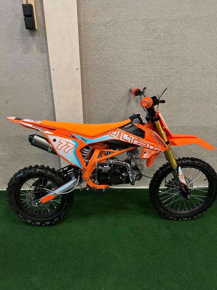 Nieuwe Ultra 125CC benzine pitbike/schakel/4-takt/, Fietsen en Brommers, Minibikes, Midibikes en Pitbikes, Nieuw, Pitbike, Ophalen