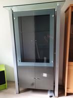 Moderne Vitrinekast met Glazen Elementen, Ophalen, Met deur(en), Glas, 50 tot 100 cm