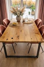 Eettafel, Huis en Inrichting, Tafels | Eettafels, Ophalen, Gebruikt, 50 tot 100 cm, Vijf personen of meer
