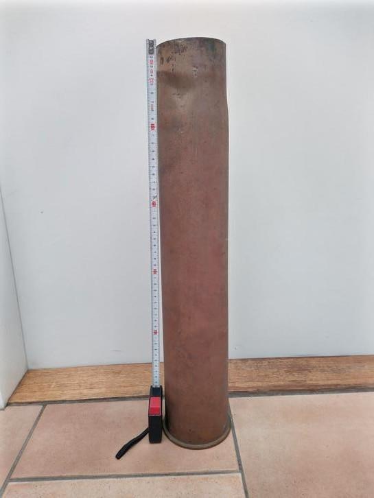 Granaat huls ww1/wo1 1917 Karlsruhe patronen fabrik, Verzamelen, Militaria | Tweede Wereldoorlog, Hulzen of Bodemvondsten, Duitsland
