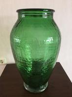 Grote groene vaas, Ophalen, Gebruikt, Glas, Minder dan 50 cm