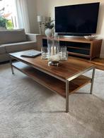 Mooie zgan massief houten salontafel, Huis en Inrichting, Tafels | Eettafels, Ophalen, 100 tot 150 cm, 50 tot 100 cm, Zo goed als nieuw