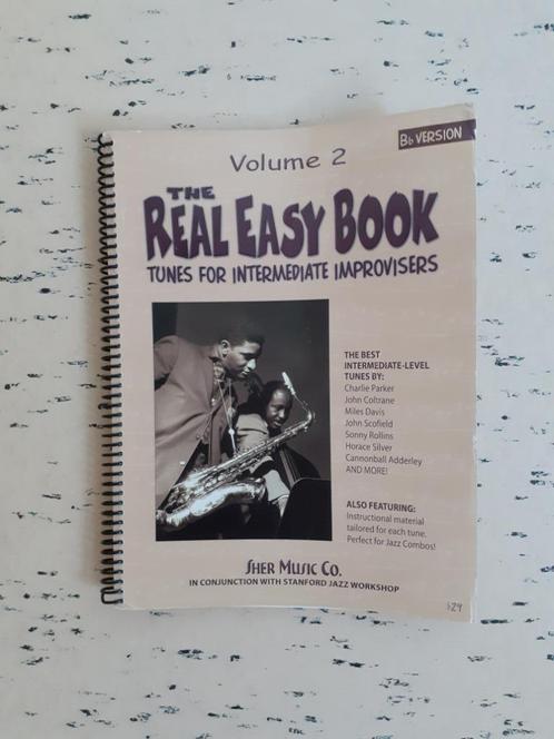 Jazz bladmuziek: The Real Easy Book volume 2, Boeken, Studieboeken en Cursussen, Gelezen, Overige niveaus, Ophalen of Verzenden