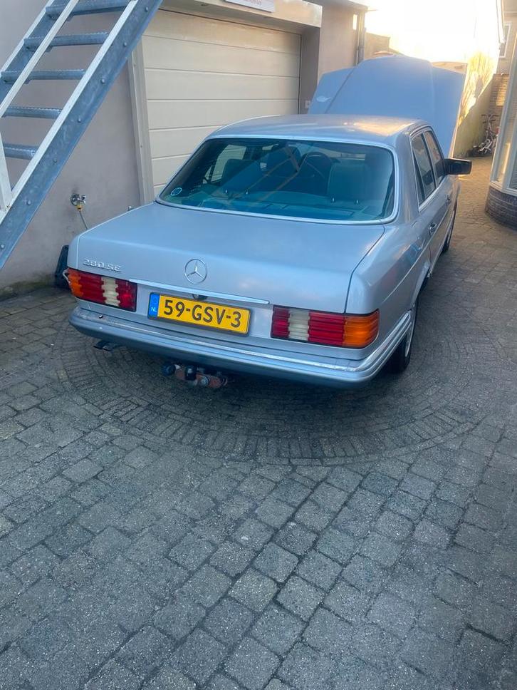 Mercedes-Benz 126/Klasse SE280 1983 Pullmam, Auto's, Mercedes-Benz, Particulier, E-Klasse, LPG, Sedan, Geïmporteerd, Zilver of Grijs