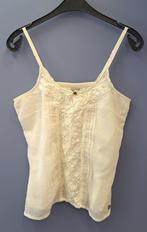 Object romantisch wit topje kantdetails voorop maat M 49108, Maat 38/40 (M), Object, ., Wit