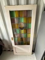 Glas in Lood Deur - 210x92cm, Doe-het-zelf en Verbouw, Deuren en Horren, Ophalen, Gebruikt, 80 tot 100 cm, Binnendeur