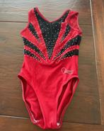 Rood turnpakje QUATRO, Sport en Fitness, Turnen, Gebruikt, Turnpak(je), Rood, Kindermaat 122 t/m 140