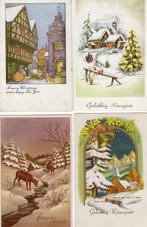 kerstkaart, Verzamelen, Ansichtkaarten | Themakaarten, Verzenden, Gelopen, Feest(dag)